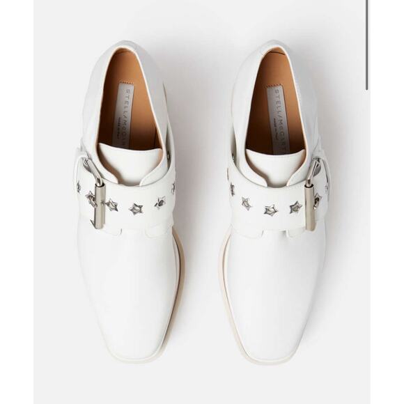 Stella McCartney Elyse Star-Studded Buckle Platform Shoes EU 40 MSRP $950 - Picture 5 of 6